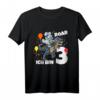 Kinder Dinosaurier Hase 3. Geburtstag T-Shirt - Perfektes Geburtstagsoutfit für Jungen und Mädchen mit Dino- und Hasen-Motto