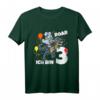 Kinder Dinosaurier Hase 3. Geburtstag T-Shirt - Perfektes Geburtstagsoutfit für Jungen und Mädchen mit Dino- und Hasen-Motto