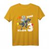 Kinder Dinosaurier Hase 3. Geburtstag T-Shirt - Perfektes Geburtstagsoutfit für Jungen und Mädchen mit Dino- und Hasen-Motto