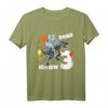 Kinder Dinosaurier Hase 3. Geburtstag T-Shirt - Perfektes Geburtstagsoutfit für Jungen und Mädchen mit Dino- und Hasen-Motto