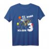 Kinder Dinosaurier Hase 3. Geburtstag T-Shirt - Perfektes Geburtstagsoutfit für Jungen und Mädchen mit Dino- und Hasen-Motto