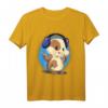 Musikliebhaber DJ Kopfhörer T-Shirt mit niedlichem Hamster - Perfekt für Tier- und Musikfans, Tanzen & DJ Begeisterte