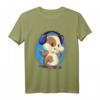 Musikliebhaber DJ Kopfhörer T-Shirt mit niedlichem Hamster - Perfekt für Tier- und Musikfans, Tanzen & DJ Begeisterte