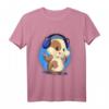 Musikliebhaber DJ Kopfhörer T-Shirt mit niedlichem Hamster - Perfekt für Tier- und Musikfans, Tanzen & DJ Begeisterte