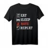 Eat Sleep Rave Repeat Festival DJ T-Shirt für Männer & Frauen – Stylisches Raver Shirt für Techno-Events, Ibiza, Sommernächte & Party-Geschenk