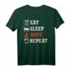 Eat Sleep Rave Repeat Festival DJ T-Shirt für Männer & Frauen – Stylisches Raver Shirt für Techno-Events, Ibiza, Sommernächte & Party-Geschenk