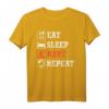Eat Sleep Rave Repeat Festival DJ T-Shirt für Männer & Frauen – Stylisches Raver Shirt für Techno-Events, Ibiza, Sommernächte & Party-Geschenk
