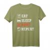 Eat Sleep Rave Repeat Festival DJ T-Shirt für Männer & Frauen – Stylisches Raver Shirt für Techno-Events, Ibiza, Sommernächte & Party-Geschenk