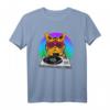 DJ I Discjockey I Cat Rave I Musik DJ Katzen T-Shirt – Perfektes Geschenk für Katzen- und Musikfans zu Geburtstag, Weihnachten & Abschlussfeier