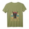 Damen Dobermann Best Dobie Mom Ever T-Shirt mit V-Ausschnitt – Lustiges Hundemotiv, Geschenk für Mama, Frauchen & Hundeliebhaberinnen