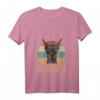 Damen Dobermann Best Dobie Mom Ever T-Shirt mit V-Ausschnitt – Lustiges Hundemotiv, Geschenk für Mama, Frauchen & Hundeliebhaberinnen