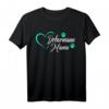 Dobermann Mama Geschenk Pfote Hunde Herz Design T-Shirt - Perfekt für Hundeliebhaberinnen, Dobermann Züchterinnen & Hundespaziergänge