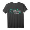 Dobermann Mama Geschenk Pfote Hunde Herz Design T-Shirt - Perfekt für Hundeliebhaberinnen, Dobermann Züchterinnen & Hundespaziergänge