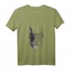 Damen T-Shirt mit V-Ausschnitt: He Is Your Friend Your Partner Your Dog Dobermann - Perfektes Geschenk für Hundeliebhaber und Dobermann-Fans