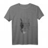 Damen T-Shirt mit V-Ausschnitt: He Is Your Friend Your Partner Your Dog Dobermann - Perfektes Geschenk für Hundeliebhaber und Dobermann-Fans