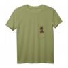 Damen Doberman Hund Doberman Pinscher In Tasche T-Shirt mit V-Ausschnitt - Lustiges Hundegeschenk für Kinder & Erwachsene, Hundeliebhaber