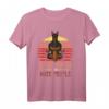 Dobermann Shirt Yoga Keep Calm T-Shirt - Lustiges Hundemotiv für Männer, Frauen & Kinder als Geschenk zum Geburtstag oder Weihnachten