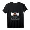 Damen Dobermann Schlafshirt mit V-Ausschnitt – Süßes Hundeliebhaber-Outfit, perfekt zum Schlafen & als Geschenk für Familie & Freunde