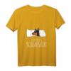 Damen Dobermann Schlafshirt mit V-Ausschnitt – Süßes Hundeliebhaber-Outfit, perfekt zum Schlafen & als Geschenk für Familie & Freunde