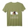 Damen Dobermann Schlafshirt mit V-Ausschnitt – Süßes Hundeliebhaber-Outfit, perfekt zum Schlafen & als Geschenk für Familie & Freunde