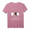 Damen Dobermann Schlafshirt mit V-Ausschnitt – Süßes Hundeliebhaber-Outfit, perfekt zum Schlafen & als Geschenk für Familie & Freunde