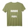 Hundepapa Herzschlag EKG Pfote T-Shirt – Liebe zum Hund zeigen, ideales Geschenk für Hundeliebhaber & Tierfreunde