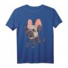 Französische Bulldogge Funny Superheld Dogge Geschenk T-Shirt - Lustiges Tiermotiv für Hundeliebhaber, Herrchen & Frauchen zu Weihnachten & Geburtstag