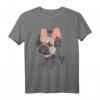 Französische Bulldogge Funny Superheld Dogge Geschenk T-Shirt - Lustiges Tiermotiv für Hundeliebhaber, Herrchen & Frauchen zu Weihnachten & Geburtstag