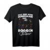 Das Sind Keine Hunde Haare Das Ist Doggen Glitzer T-Shirt - Humorvolles Geschenk für Hundeliebhaber, perfekt für Weihnachten & Geburtstag