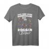 Das Sind Keine Hunde Haare Das Ist Doggen Glitzer T-Shirt - Humorvolles Geschenk für Hundeliebhaber, perfekt für Weihnachten & Geburtstag