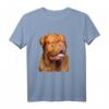 Bordeaux Dogge Hund Portrait Haustier Shirt - Klassisch geschnitten, perfekt für Hundeliebhaber und Bordeaux Dogge Fans