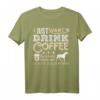 Dogo Argentino Mama Papa Ich will nur hängen trinken Kaffee T-Shirt – Lustiges Geschenk für Hundeliebhaber & Kaffee-Fans