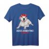 Dogo Argentino Hunde Mama Frauchen T-Shirt - Lustiges Hundemotiv, Geschenkidee für Hundefans, Muttertag & Geburtstag