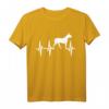 Dogo Argentino Heartbeat Hundemama & Papa T-Shirt – Perfektes Haustiergeschenk für Weihnachten & Geburtstag