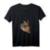 Damen T-Shirt mit Albrecht Durer Hase Illustration - Elegant V-Ausschnitt, Tierkunst & Fine Art Design