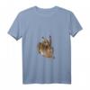 Damen T-Shirt mit Albrecht Durer Hase Illustration - Elegant V-Ausschnitt, Tierkunst & Fine Art Design