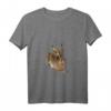 Damen T-Shirt mit Albrecht Durer Hase Illustration - Elegant V-Ausschnitt, Tierkunst & Fine Art Design