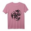 Tribal-Drache T-Shirt für Fantasy- & Tierliebhaber - Klassisch geschnitten, doppelt genäht, für Männer, Frauen, Kinder & Jugendliche
