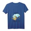 Damen Eidechse Pyjama Schlafanzug T-Shirt mit V-Ausschnitt – Perfektes Geschenk für Familie & Tierliebhaber