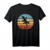 Gecko Retro Vintage 60er 70er Sonnenuntergang T-Shirt – Reptilien- und Tierliebhaber Mode für Männer, Frauen, Jungen & Mädchen