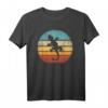 Gecko Retro Vintage 60er 70er Sonnenuntergang T-Shirt – Reptilien- und Tierliebhaber Mode für Männer, Frauen, Jungen & Mädchen