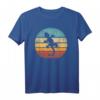 Gecko Retro Vintage 60er 70er Sonnenuntergang T-Shirt – Reptilien- und Tierliebhaber Mode für Männer, Frauen, Jungen & Mädchen