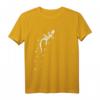 Retro Gecko mit Spuren - Tribal Salamander T-Shirt für Reptilien- und Amphibienliebhaber, ideal für Sommer, Urlaub & als Geschenk