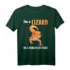 Eidechsen Lizard Gecko Reptilien Echse T-Shirt – Perfekt für Kinder, Reptilienliebhaber und Eidechsen-Fans, inklusive Kuscheltier