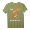 Eidechsen Lizard Gecko Reptilien Echse T-Shirt – Perfekt für Kinder, Reptilienliebhaber und Eidechsen-Fans, inklusive Kuscheltier