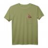 Bearded Dragon Eidechse Reptil T-Shirt mit Fake Pocket – Lustiges Geschenk für Reptilienliebhaber, Tierärzte und Tierhandlungsmitarbeiter