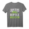 Funny One More Reptile T-Shirt mit Gecko, Eidechse & Schlange – Lustiges Tierliebhaber-Shirt für Reptilien-, Schlangen- & Herpetologie-Fans