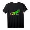 Retro Leguan Farben Spritzen Reptil Eidechsen T-Shirt – Perfektes Geschenk für Reptilien- und Iguana-Liebhaber