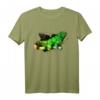 Retro Leguan Farben Spritzen Reptil Eidechsen T-Shirt – Perfektes Geschenk für Reptilien- und Iguana-Liebhaber