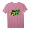 Retro Leguan Farben Spritzen Reptil Eidechsen T-Shirt – Perfektes Geschenk für Reptilien- und Iguana-Liebhaber